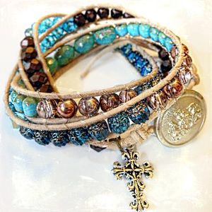 Handmade Triple Wrap Bracelet